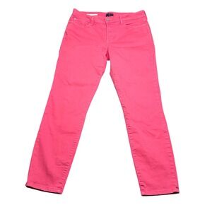 NYDJ Clarissa Ankle Jeans Size 10‎ Pink Lift Tuck Technology Womens Denim